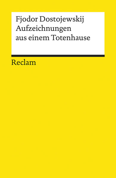 Dieses Buch, das auf Dostojewskijs eigenen Erfahrungen beruht - "4 Jahre Sibirien, in Ketten, inmitten schwerer Verbrecher"-, machte seinen Autor berühmt. Nietzsche nannte es "eines der menschlichsten Bücher, die es gibt". In der eindringlichen deutschen Übersetzung von Hermann Röhl, mit einem neuen Nachwort und Literaturhinweisen versehen, liegt der Roman jetzt wieder in der Universal-Bibliothek vor.