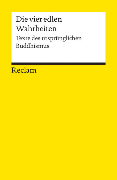 Die vier "edlen Wahrheiten"-die Wahrheiten vom Leiden, von der Leidensentstehung, von der Leidensvernichtung und von dem zur Leidensvernichtung führenden achtteiligen Pfad-bilden das Fundament der buddhistischen Weltanschauung. Sie sind eine Erlösungslehre, die Buddha gepredigt hat und die in den indischen Dialekt des Pali übersetzt auf uns gekommen ist. Der Band enthält eine repräsentative Auswahl aus den kanonischen und nicht-kanonischen Texten des Buddhismus in einer erst in den 80er Jahren entstandenen neuen Übersetzung.