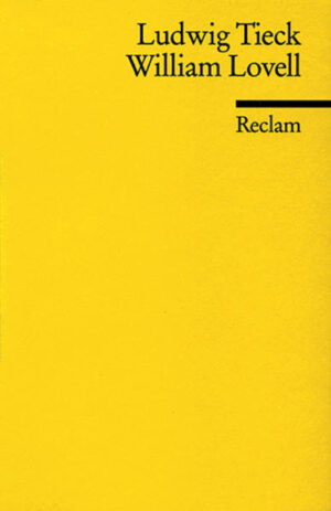 Der vielstimmige Briefroman schildert die Verbildung eines empfindsamen Charakters zu Libertinage, Genußphilosophie und Verbrechen. Der melancholische Phantast William Lovell ist eine Vorform des romantischen Künstlers - wie z. B. des Titelhelden von Tiecks Roman »Franz Sternbald« - und beeinflußte unmittelbar Hölderlins »Hyperion«, Jean Pauls »Titan«, Büchners »Leonce und Lena« und andere mehr.