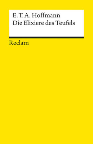 Mit seinem Schauerroman »Die Elixiere des Teufels« steht E. T. A. Hoffmann ganz in der Tradition der Schwarzen Romantik: Der Kapuzinermönch Medardus beschreibt in seiner Lebensbeichte, wie undurchsichtige Verwandtschaftsbeziehungen, unheimliche Wiederbegegnungen, Doppelgänger, Wahn und Mord sein Leben langsam aus den Fugen geraten ließen.