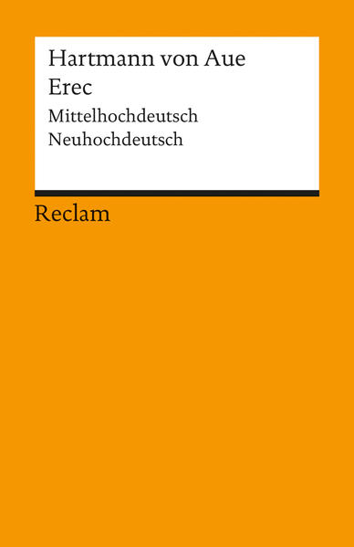 Der erste deutschsprachige Artusroman, Hartmanns »Erec«, erzählt nach der Vorlage von Chrétien de Troyes vom Königssohn Erec, der sich auf sprichwörtlich gewordene Weise in der Zweisamkeit mit der ihm gerade eben angetrauten Enite »verligt« und auf einen leidvollen Weg der Bewährung in höfischem und herrscherlichem Verhalten geschickt wird. Die Studienausgabe bietet zum mittelhochdeutschen Text eine textnahe Übersetzung und eine hilfreiche, überschaubare Kommentierung. Sprachen: Deutsch, Mittelhochdeutsch (ca. 1050-1500)