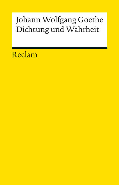 Eine der bedeutendsten Autobiographien der Weltliteratur in einer mustergültig kommentierten Ausgabe mit über 300 Seiten Einzelstellenkommentar, Literaturhinweisen, Nachwort und Registern.