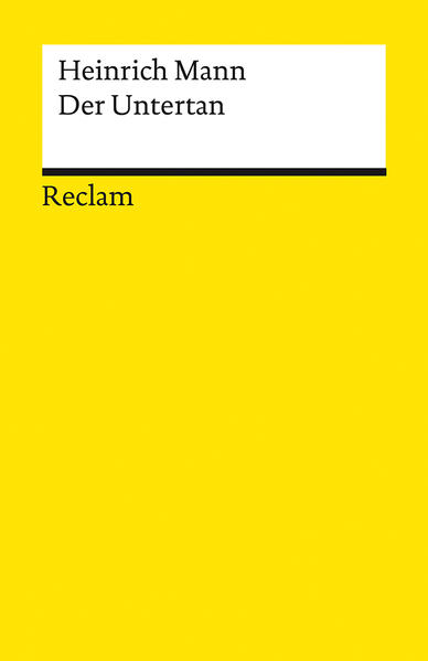 Sollte es einmal einen Preis für den widerlichsten Protagonisten eines Romans geben, würde Diederich Heßling ohne Zweifel weit vorne landen. Heinrich Mann erzählt in seinem satirischen Roman die Geschichte Heßlings - eine typische Karriere im Kaiserreich vor dem Ersten Weltkrieg: Als Kind vom Vater gedemütigt, findet Heßling seinen Platz im bierseligen Kollektiv einer Burschenschaft und wird schließlich zum skrupellosen Fabrik-Erben, der nach oben buckelt und nach unten tritt. - Heßling ist das Paradebeispiel eines feigen Opportunisten, eine »Vorgestalt des Nazi«, wie Mann später sagte. Die vorliegende Ausgabe bietet eine verlässliche Textgestalt mit Nachwort sowie einem ausführlichen Kommentar, der die geistesgeschichtlichen und politischen Hintergründe aufschlüsselt.