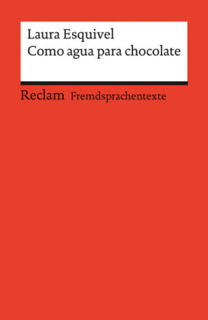 Spanische Literatur in Reclams Roter Reihe: das ist der spanische Originaltext - ungekürzt und unbearbeitet mit Worterklärungen am Fuß jeder Seite, Nachwort und Literaturhinweisen. Mexiko zu Beginn des 20. Jahrhunderts. Als jüngste von drei Töchtern darf Tita nicht heiraten, sondern muss bis zu deren Tod ihre Mutter versorgen. Pedro, ihre große Liebe, heiratet die ältere Schwester, um wenigstens in ihrer Nähe zu bleiben. Ihren Gefühlen kann sie allein in der Küche Ausdruck geben: die Gäste erleben beim Essen nach, was Tita beim Kochen empfunden hat - mit zum Teil grotesken Folgen. Konsequenterweise wird jede der zwölf Episoden von einem Kochrezept eingeleitet. Spanische Lektüre: Niveau B1-B2 (GER) Sprachen: Deutsch, Spanisch