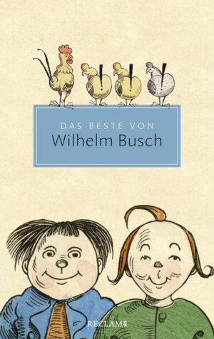 Neben den bekanntesten Bildgeschichten wie »Max und Moritz«, »Hans Huckebein, der Unglücksrabe«, »Die fromme Helene«, »Fips, der Affe« oder »Balduin Bählamm« enthält der von Gert Ueding herausgegebene Band auch Buschs Gedichte sowie ein Nachwort, das zeigt, dass Wilhelm Busch mehr war als der »gemütsfrohe Haushumorist« und »lächelnde Philosoph«. - Mit einer kompakten Biographie des Autors