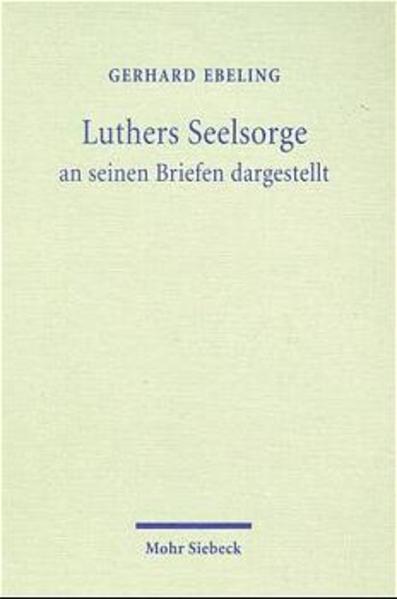 Das Buch scheint in doppelter Hinsicht eine Spezialstudie zu sein: vom Thema her, der Blickrichtung auf die Seelsorge, wie auch vom Quellenmaterial her, der Beschränkung auf die Briefe. Diese Einschätzung wäre jedoch falsch. In beider Hinsicht richtet Gerhard Ebeling seine Darstellung auf die 'ganze' Theologie Luthers aus. Luther war ein intensiver Briefschrieber, von 1507 an dokumentiert bis vier Tage vor seinem Tode. Bei chronologisch fortlaufender Lektüre zieht so sein ganzes Leben gleichsam im Tonfall seiner eigenen Stimme am Leser vorüber. Intensiv-aber nicht nur der Quantität nach. Meist knapp und dicht geschrieben, den Adressaten wie auch sich selbst einbeziehend, von Herzen kommend auf das Gewissen zielend