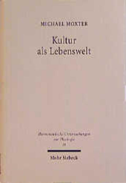 Im gegenwärtigen Protestantismus wird Kultur wieder zu einem zentralen Thema. Am Ende dieses Jahrhunderts melden sich damit Problemstellungen zurück, die in der radikalen Abkehr der dialektischen Theologie vom sogenannten Kulturprotestantismus, aber auch im Horizont einer kritischen Gesellschaftstheorie als erledigt galten. Die systematische Theologie leistet zu dieser neuen Diskussionslage ihren Beitrag, indem sie die paradigmatischen Entwürfe der Kulturtheologie im 20. Jahrhundert kritisch rekonstruiert. Michael Moxter zeigt gemeinsame Mängel der verschiedenen Positionen, die um das Recht einer Theologie der Kultur streiten. Paul Tillichs Symboltheorie bleibt mit einer realistischen Ontologie verflochten. Karl Barth interpretiert Kultur einseitig unter dem Gesichtspunkt einer dem Menschen gestellten Aufgabe. Beide versäumen die Entfaltung einer phänomenologischen und semiotischen Kulturtheorie, wie sie in Ernst Cassirers Philosophie der symbolischen Formen Kontur gewinnt. Michael Moxter korrigiert die Alternative 'Barth oder Tillich?' zugunsten eines 'Weder Barth noch Tillich!'. Dadurch erhält das Phänomen der Lebenswelt in ihrer Ambivalenz von vertrauter Nähe und irritierender Fremdheit einen zentralen systematisch-theologischen Stellenwert. Die Kulturbedeutung des Protestantismus entscheidet sich an seiner Kompetenz, die Lebenswelt als Zeichenwelt deuten.