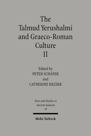 This volume continues the studies on the most important source of late antique Judaism, the Talmud Yerushalmi, in relation to its cultural context. The text of the Talmud is juxtaposed to archaeological findings, Roman law, and contemporary classical authors. The attitude of the Rabbis towards main aspects of urban society in the Mediterranean region of late antiquity is discussed. Hereby Rabbinic Judaism is seen as integrated in the cultural currents prevalent in the eastern part of the Roman Empire. From reviews of the first volume: "The essays in this volume do not seek to establish a global approach to the task, or any general methodological principles. Caution is everywhere apparent. ... This is an excellent beginning, and more is promised. It would be good if this initiative prompted more Talmudic scholars to take the Greek background of Palestinian rabbinism seriously, and finally put paid to the tendency to consider it as in some way separated from or in conflict with late antique Hellenism." N.R.M. De Lange in Bulletin of Judaeo-Greek Studies Winter 1998/99, no. 23, p. 24