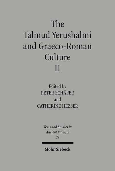 This volume continues the studies on the most important source of late antique Judaism, the Talmud Yerushalmi, in relation to its cultural context. The text of the Talmud is juxtaposed to archaeological findings, Roman law, and contemporary classical authors. The attitude of the Rabbis towards main aspects of urban society in the Mediterranean region of late antiquity is discussed. Hereby Rabbinic Judaism is seen as integrated in the cultural currents prevalent in the eastern part of the Roman Empire. From reviews of the first volume: "The essays in this volume do not seek to establish a global approach to the task, or any general methodological principles. Caution is everywhere apparent. ... This is an excellent beginning, and more is promised. It would be good if this initiative prompted more Talmudic scholars to take the Greek background of Palestinian rabbinism seriously, and finally put paid to the tendency to consider it as in some way separated from or in conflict with late antique Hellenism." N.R.M. De Lange in Bulletin of Judaeo-Greek Studies Winter 1998/99, no. 23, p. 24