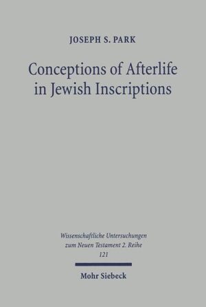 Joseph S. Park examines the various indications of belief in or denial of afterlife in the Jewish funerary inscriptions found throughout the Mediterranean world, mostly during the Hellenistic and Roman periods. He reveals a wide variety of conceptions of and attitudes toward death and afterlife. Besides such well-known ideas as resurrection and the peaceful state of the deceased prior to it, there also seem to be indications of a denial of meaningful afterlife, often associated with a generally Sadducean alignment on the part of the deceased. These findings are then compared with corresponding indications in the Pauline epistles. The comparison shows, after taking into account the basic difference in purpose between the two types of evidence, a substantial agreement, and moreover seems to shed light on some aspects of the interpretation of Paul. For example, the indications of a denial of afterlife in the inscriptions points to the possibility of a similar background for those who are said in 1 Corinthians 15 to deny the resurrection. In addition to providing new insights in both areas in reference to afterlife beliefs, this comparison also sheds some light on the larger methodological issues affecting both bodies of evidence. In addition to specific implications such as this, Joseph S. Park demonstrates that both the Jewish inscriptions and Paul are best interpreted in reference to a background of ideas which is neither strictly Jewish nor pagan, but the result of free interaction between the two. This conclusion has obvious implications for the wider questions of Judaism and hellenization.