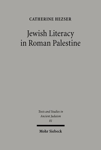 Since Judaism has always been seen as the quintessential 'religion of the book', a high literacy rate amongst ancient Jews has usually been taken for granted. Catherine Hezser presents the first critical analysis of the various aspects of ancient Jewish literacy on the basis of all of the literary, epigraphic, and papyrological material published so far. Thereby she takes into consideration the analogies in Graeco-Roman culture and models and theories developed in the social sciences. Rather than trying to determine the exact literacy rate amongst ancient Jews, she examines the various types, social contexts, and functions of writing and the relationship between writing and oral forms of discourse. Following recent social-anthropological approaches to literacy, the guiding question is: who used what type of writing for which purpose? First Catherine Hezser examines the conditions which would enable or prevent the spread of literacy, such as education and schools, the availability and costs of writing materials, religious interest in writing and books, the existence of archives and libraries, and the question of multilingualism. Afterwards she looks at the different types of writing, such as letters, documents, miscellaneous notes, inscriptions and graffiti, and literary and magical texts until she finally draws conclusions about the ways in which the various sectors of the populace were able to participate in a literate society.