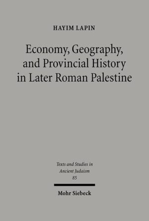 Hayim Lapin examines the economic geography of fourth-century Roman Galilee. Drawing on literary and archaeological material for the distribution of cities, villages, roads and other features of trade and marketing, and making use of the central-place theory, the author attempts to reconstruct models of the regional economy of northern Palestine, and to examine the degree of economic integration in the region. As a contribution to the historiography of Jews and Palestine in antiquity, Hayim Lapin argues that the economic, social and cultural landscape inhabited by residents of fourth-century Palestine was in many ways shaped by its Roman provincial administrative setting and political economy. Thus key aspects of the history of later Roman Palestine, and particularly of Jews, need to be reexamined.