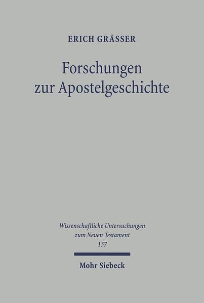 Im Mittelpunkt dieser gesammelten Studien stehen die 50er Jahre des 20. Jahrhunderts, die durch die Entmythologisierungsdebatte und die neu aufgekommene redaktionsgeschichtliche Forschungsmethode besonders geprägt wurden. Was das Thema dieses Bandes betrifft, war dies eine Epoche, in der mit Fortführung der Studien von Martin Dibelius die entscheidenden Weichen zum Verständnis des lukanischen Doppelwerkes gestellt wurden. Die Diskussion lief zunächst unter dem negativen Schlagwort 'Haut den Lukas!', geriet dann aber in ruhigeres Fahrwasser, in dem der theologische Eigenwert des Opus Lucanum zunehmend positiv gewürdigt wurde. Erstaunlich ist, daß Albert Schweitzer in seinen lange verschollenen, jetzt aber veröffentlichten 'Straßburger Vorlesungen' die Meinung vertrat, daß der Paulinismus der Apostelgeschichte nicht im Widerspruch zu dem der Paulusbriefe steht. Im letzten Beitrag dieser Sammlung geht Erich Gräßer besonders auf Schweitzers These vom 'Paulinismus als apostolisches Urchristentum' ein. In dem neu geschriebenen ersten Aufsatz gibt er sowohl Rückblick wie auch Ausblick auf die Entwicklung der Acta-Forschung in der zweiten Hälfte des vorigen Jahrhunderts. Erich Gräßer reflektiert ihren gegenwärtigen Stand kritisch und zeichnet ihre Entwicklungslinie mit biographischen Implikationen nach.