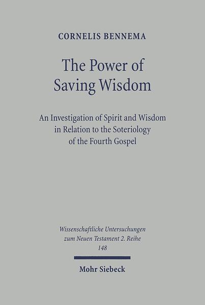 Cornelis Bennema elucidates the soteriological function of the Spirit in the Fourth Gospel, and analyzes the interrelationship between John's pneumatology and soteriology along the trajectory of wisdom. As a possible conceptual background for aspects of Johannine pneumatology, he selects the Jewish wisdom tradition and suggests that sapient Judaism understood 'salvation' as an intensification of that work of the Spirit that is already immanent to a person, namely, the mediation of life and wisdom. The development of an overall model of Johannine soteriology, which holds together both the relational and cognitive aspects of salvation, assists in identifying the specific activities in which the Spirit is involved. The author argues that the soteriological function of the Spirit is twofold. First, the Spirit creates a saving relationship between the believer and the Father and Son, by mediating to people the saving wisdom present in Jesus' life-giving teaching. The Spirit thus enables the believer to come to an adequate understanding and belief-response. Second, the Spirit sustains this saving relationship through further mediation of wisdom that enables the believer to demonstrate discipleship as an ongoing belief-response. Hence, the Spirit accomplishes his soteriological role precisely in his function as a life-giving cognitive agent, i.e., through the mediation of saving wisdom the Spirit provides cognitive perception, understanding, and so life. This concept of the Spirit is the most important continuity between the models of salvation in sapient Judaism and in the Fourth Gospel.