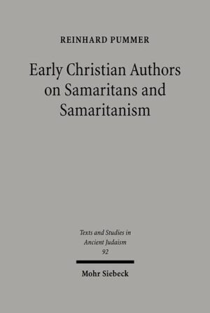 Samaritanism is an outgrowth of Early Judaism that has survived until today. Its origin as a separate religious entity can be traced back to the 2nd/1st centuries B.C.E. Samaritans were found not only in their core-area in and around Shechem-Neapolis (modern Nablus) and on neighboring Mount Gerizim, but also in other parts of Palestine as well as in various other Mediterranean countries. Oppression at the hand of Jews, Christians and Muslims decimated the Samaritan population and obliterated all Samaritan manuscripts written prior to the 10th/11th centuries C.E. For the early period of Samaritanism we must therefore rely on Christian authors. Reinhard Pummer edits Christian Greek and Latin texts about Samaritans and their beliefs and practices, dating from the second century C.E. to the Arab conquests. The passages are quoted in their original language and translated into English. In addition, they are commented on and analyzed in view of their significance for our knowledge of Samaritanism within the wider framework of early Judaism and Christianity.