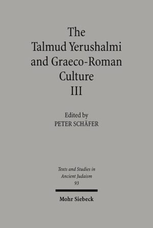 This third volume, which offers further insights into the most important source of late antique Judaism, the Talmud Yerushalmi, in relation to its cultural context, marks another step in a research project on the Talmud Yerushalmi initiated by the Institute of Jewish Studies at the Free University (Berlin) in 1994 and concluded by a conference held at Princeton University in November 2001. This volume focuses on a wide range of topics such as gender studies, aspects of everyday life, Roman festivals, magic etc., hereby reflecting on the methodological problems inherent in intercultural studies. Thus, this collection of articles could also serve as a model for similar enterprises in other studies of Judaism in various cultural contexts. From reviews of the previous volumes: "This collection reflects the state of contemporary scholarship and its struggle to understand and thoughtfully reconstruct Jewish culture in late antique Palestine. It belongs in all specialized Judaica libraries and in research libraries that collect deeply in classical civilization." Steven Fine in Religious Studies Review 3 (1999) vol. 25, p. 331f.