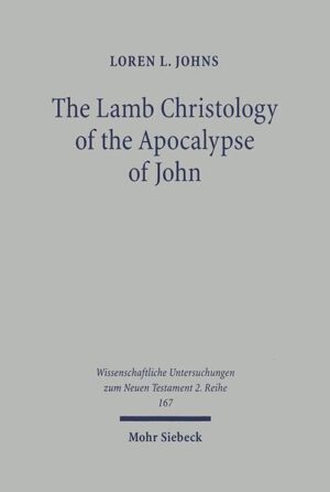 This is a study of the symbolic meaning of arnion (lamb) in the Apocalypse of John as the central feature of the Christology of Revelation. Loren L. Johns argues that arnion did not refer to an aggressive, militant ram in extant Greek literature prior to the Apocalypse, nor did it normally denote the expiatory sacrificial lamb. Rather, it symbolized vulnerability in the extant literature. The author examines the symbolic antecedents of arnion in the Hebrew Bible, while ranging throughout the literary evidence from the ancient Near East and the Greco-Roman era, even touching on the evidence from Homer and Aesop's Fables traditions. He analyzes closely the evidence that has been offered in support of a militant lamb-redeemer figure in the apocalyptic traditions of Early Judaism and concludes that none of the writings that predate the Apocalypse and that are cited in support of this tradition is free from Christian editorializing. Furthermore, the Christology of the Apocalypse is not militant. The blood on the lamb in Rev. 19 is not from the defeated enemies of God