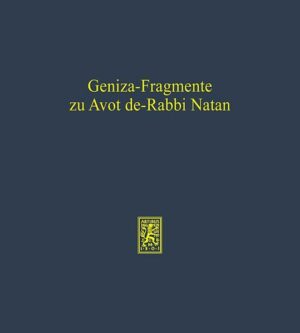 Geniza-Fragmente zu Avot de-Rabbi Natan | Bundesamt für magische Wesen