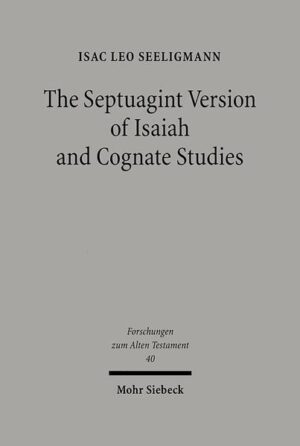 The present volume makes accessible once more the groundbreaking work "The Septuagint Version of Isaiah" (1948) by Isac Leo Seeligmann (1907-1982), accompanied by two studies that have to be seen as prolegomena to the book. Both studies were published originally in the Dutch language, and the English translation of one of them appears in this volume for the first time. Seeligmann aims to understand the Septuagint as a witness of Hellenistic Judaism striving to maintain the text's special character as a document of faith. At the same time all of Seeligmann's works edited in this volume are documents of the suffering of European Judaism during the time of National Socialism. The new edition provides evidence of Seeligmann's approach to the Septuagint as a witness of Hellenistic Judaism which strives to maintain the text's special character as a document of faith. Because of this new access from the perspective of content and method, Seeligmann's influence on Septuagint research became so strong that it has lasted up to the present. The reader will realise that the history of Israel during the Hellenistic period does not simply represent an object of scholarly research for Seeligmann but also serves as the background for the interpretation of the history of the Jewish people in his own time.