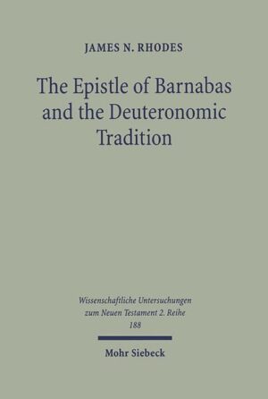 The Epistle of Barnabas, an anonymous Christian writing of the late first or early second century C.E., makes a provocative claim: because of its worship of the golden-calf, Israel lost its covenant status forever at Sinai. As a result of this bold assertion, many recent scholars have concluded that Barnabas disinherits the Jews at Sinai and has no notion of "salvation history." In this work James N. Rhodes reassesses the theology of the Epistle of Barnabas, seeking to reopen the question of the author's view of Israel. He claims that recent scholarship has focused too narrowly on Barnabas's treatment of the golden-calf incident, overlooking the author's equally strong interest in the death of Jesus and the destruction of Jerusalem. The author suggests that the apostasy at Sinai serves Barnabas as a dramatic illustration of Israel's failures. It does not, however, mark the end of Israel's story. He identifies several indications that Barnabas believed Israel's covenant remained intact long after the golden-calf incident. He further shows how Barnabas subtly but repeatedly links the rejection of Jesus to the destruction of Jerusalem, concluding that this connection is of the highest importance for understanding the author's view of Israel's legacy. James N. Rhodes situates the author's thought within the ongoing Deuteronomistic tradition by comparing the epistle to several Jewish and Christian writings that evince similar interest in the destruction of Jerusalem and the status of Israel's covenant. He concludes that the Epistle of Barnabas was written in the early second century to warn Gentile Christians of the danger of failing to live up to God's covenant. The fate of Israel is viewed as a cautionary tale that the privileges of the covenant can indeed be lost.