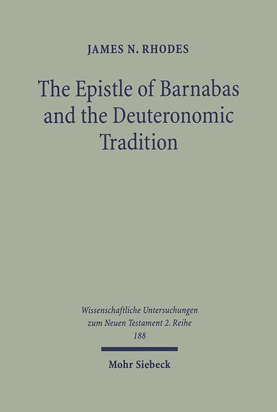 The Epistle of Barnabas, an anonymous Christian writing of the late first or early second century C.E., makes a provocative claim: because of its worship of the golden-calf, Israel lost its covenant status forever at Sinai. As a result of this bold assertion, many recent scholars have concluded that Barnabas disinherits the Jews at Sinai and has no notion of "salvation history." In this work James N. Rhodes reassesses the theology of the Epistle of Barnabas, seeking to reopen the question of the author's view of Israel. He claims that recent scholarship has focused too narrowly on Barnabas's treatment of the golden-calf incident, overlooking the author's equally strong interest in the death of Jesus and the destruction of Jerusalem. The author suggests that the apostasy at Sinai serves Barnabas as a dramatic illustration of Israel's failures. It does not, however, mark the end of Israel's story. He identifies several indications that Barnabas believed Israel's covenant remained intact long after the golden-calf incident. He further shows how Barnabas subtly but repeatedly links the rejection of Jesus to the destruction of Jerusalem, concluding that this connection is of the highest importance for understanding the author's view of Israel's legacy. James N. Rhodes situates the author's thought within the ongoing Deuteronomistic tradition by comparing the epistle to several Jewish and Christian writings that evince similar interest in the destruction of Jerusalem and the status of Israel's covenant. He concludes that the Epistle of Barnabas was written in the early second century to warn Gentile Christians of the danger of failing to live up to God's covenant. The fate of Israel is viewed as a cautionary tale that the privileges of the covenant can indeed be lost.