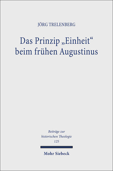 Der Begriff des "Einen" bzw. der "Einheit" hat in der antiken Philosophiegeschichte-seit Pythagoras und Parmenides, über Platon und Aristoteles, bis hin zu den Neuplatonikern Plotin und Porphyrios-eine überragende und kaum zu überschätzende Bedeutung erlangt. Jörg Trelenberg schreibt diesem traditions- und facettenreichen Denk-Konzept "Einheit" eine Schlüsselrolle auch für das Verständnis der augustinischen Philosophie und Theologie zu. Erstmalig innerhalb der hochspezialisierten Augustinusforschung unternimmt er den Versuch, so unterschiedliche Gegenstandsbereiche wie z. B. die Ästhetik, Ontologie, Gnoseologie, Ethik, Trinitätslehre und Ekklesiologie von einem einzigen Grundansatz her zu interpretieren. Denn sei es, daß sich der Kirchenvater in Frontstellung gegen den Manichäismus oder das spätantike Heidentum, gegen den Arianismus oder den Donatismus befindet: der axiomatisch gültige Letztwert der "Einheit", die unbedingte und prinzipielle Prävalenz des "Einen" vor dem "Vielen" ist das zentrale Argument. Hier zeigt sich der große Zusammenhang in der frühen augustinischen Theologie.