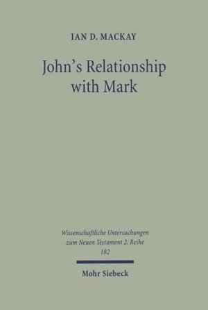 This book is a literary-historical enquiry into the relationship between John and Mark, with special emphasis on the feeding saga in each. Because of the differences between these key canonised texts the question of how their differences are to be understood is important in regard to our understanding of Biblical authority and interpretation, and in particular of the meaning and importance of the Eucharist. The research finds that the writers of John's Gospel knew Mark and that John shows a certain degree of influence from it, both positive and negative. Ian D. Mackay surveys the debate to date, looks at general literary and strategic similarities and differences between John and Mark, and then analyses John 6 in comparison with Mark 6-8 and certain other related texts in Mark. The detailed analysis of the debate, the points of literary similarity between the two Gospels as a whole, and the emergence of Markan strategies lifted from Mark and applied in John to supporting a literary agenda virtually contrary to that of Mark-especially in regard to the roles of the disciples and the crowds in the plot of each as a whole-may well be useful for those interested in the question of how the four Gospels relate to one another.