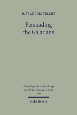 The normal approach to the rhetorical analysis of the Letter to the Galatians is to choose a specific rhetorical model (usually an ancient one) whereby the letter is then analysed. D. Francois Tolmie's study represents an alternative in that the author does not choose a particular rhetorical model to "apply" to the text. Instead, he follows a text-centred approach in that Paul's rhetorical strategy is carefully reconstructed from the letter itself. The letter is divided into 18 rhetorical phases