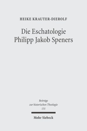 In einer einzigen Lehre wich Philipp Jakob Spener nach eigenem Bekunden von der lutherischen Orthodoxie ab: Er nahm Abstand von der altprotestantischen Naherwartung des Jüngsten Tages und wandte sich der "Hoffnung besserer Zeiten" für die Kirche noch hier auf Erden zu. Dieser Paradigmenwechsel in der Eschatologie spielte in den sogenannten pietistischen Streitigkeiten, den Auseinandersetzungen des Pietismus mit der Orthodoxie an der Wende zum 18. Jahrhundert, eine wichtige Rolle. Ihm kommt nicht nur zentrale Bedeutung für die Entstehung des Pietismus zu, sondern darüber hinaus auch für den Übergang vom Alt- zum Neuprotestantismus. Heike Krauter-Dierolf stellt Speners Zukunftshoffnung von ihren Anfängen bis zu seinem Rückzug aus den pietistischen Streitigkeiten umfassend dar. Neben zahlreichen, z.T. bisher unbekannten und größtenteils unerforschten Streitschriften orthodoxer und pietistischer Theologen werden eine Vielzahl der Briefe Speners, darunter auch unedierte, vorgestellt und analysiert. Im Mittelpunkt stehen dabei die bisher nur unzureichend erforschten Auseinandersetzungen zwischen Spener und der Orthodoxie in den 1690er Jahren.