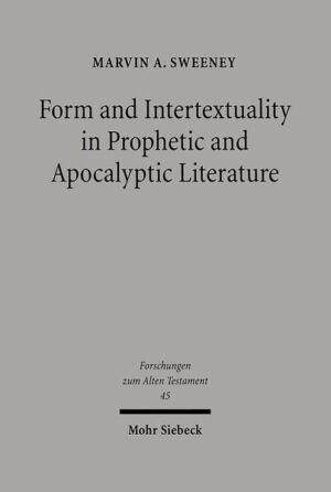 This book contains a collection of nineteen essays by Marvin A. Sweeney, some previously unpublished, that focus on the role of literary form and intertextuality in the study of prophetic and apocalyptic literature. The volume includes five major parts: Isaiah