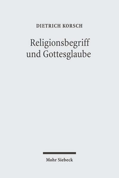 Der Begriff der Religion muß als Herausforderung des europäischen Christentums verstanden werden, die Gestalt und die Folgen des Gottesglaubens ins Verhältnis zur gesellschaftlichen Öffentlichkeit zu setzen. Der Religionsbegriff dient dabei zunächst dazu, den Allgemeinheitsanspruch des christlichen Glaubens deutlich zu machen. In dem Maße, wie sich die Allgemeinheit der Vernunft jedoch in der bürgerlichen Gesellschaft nicht realisiert, wird auch der Glaube partikular. Dietrich Korsch zeichnet diese historische Bewegung an der Geschichte des Religionsbegriffs nach. Diese Entwicklung legt es nahe, die öffentliche Verantwortung des Glaubens an Gott als eine Hermeneutik von Kultur und Religion wahrzunehmen. An die Stelle theologischer Entwürfe, die unmittelbar religiös zu gelten beanspruchen, tritt eine dialektisch-theologisch belehrte Auslegung der Gegenwart. Das ist der Weg, den Allgemeinheitsanspruch des christlichen Glaubens heute zur Geltung zu bringen. Damit wird ein verändertes Selbstverständnis der Theologie vorgeschlagen, in dem der Begriff der Deutung eine Schlüsselfunktion einnimmt.