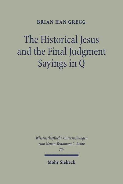 Brian Gregg's study establishes the authenticity of ten of the twelve final judgment sayings in Q, thereby demonstrating that the final judgment was an important component of the message of the historical Jesus. He proceeds to identify the characteristics of the final judgment as propounded by the historical Jesus, comparing them to the characteristics of the final judgment texts of the late Second Temple period. The study not only contributes to our understanding of the historical Jesus, but it also demands that the potential historicity of all of Q's source material be taken seriously, including those elements often assigned to a secondary redactional layer.