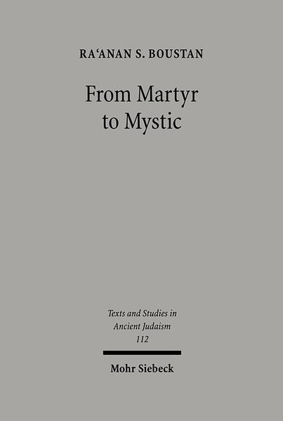 Ra'anan S. Boustan traces the historical emergence of the specific form of 'mystical' discourse found in Heikhalot Rabbati. He argues that the creators of Heikhalot Rabbati sought to fashion a myth of origins for their distinctive brand of heavenly ascent practice by radically reworking the narrative framework of the widely disseminated post-talmudic martyrology The Story of the Ten Martyrs. Heikhalot Rabbati not only renders redundant the notion of atoning self-sacrifice that is central to the martyrology, but also ascribes to the Heikhalot visionary the intercessory function of the martyr-here achieved bloodlessly through heavenly ascent and liturgical performance. Heikhalot Rabbati emerged as a part of a broader effort to fashion a distinct social identity for the Heikhalot visionary. In parsing the complex relationship between rabbinic martyrology and Heikhalot literature, the author illuminates how the figures of the rabbinic martyr and the Merkavah mystic came to play parallel, yet competing, roles within the highly influential conceptions of history that were bequeathed to medieval Jewish communities by late antique Judaism.