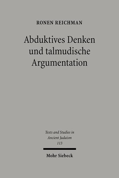 Abduktion als eine kreative und zugleich disziplinierte Verfahrensweise zur Auffindung von Hypothesen weist eine logische Struktur aus, die am Ergebnis ansetzt und über eine "Regel" auf den (konkreten) Fall hinführt. Im talmudischen Rechtsdiskurs ist diese Schlussfigur ein normativ angelegter, problemorientierter hermeneutischer Topos, in dessen Rahmen ein Einverständnis über den Geltungsanspruch der zu deutenden Norm durch eine so genannte "Reparatur" der Ausgangsdaten herbeigeführt wird. Ronen Reichman zeigt abduktives Denken im Talmud als Gegenpol zu den Denkschranken des Rechtspositivismus auf. Ausgehend von der pragmatischen Bedeutungstheorie Habermas' ("wir verstehen einen Sprechakt, wenn wir wissen, was ihn akzeptabel macht") erarbeitet er, wie die abduktive Interpretation die interne Verknüpfung zwischen Geltung und Bedeutung aufrechterhält. Durch die Abgrenzung abduktiven Schließens von den deduktiven und induktiven Schlussformen einerseits und die Einbeziehung der pragmatischen Bedeutungstheorie andererseits bietet die Studie eine neue systematische Herangehensweise zur Erschließung talmudischer Rechtshermeneutik.