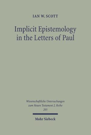 Ian W. Scott explores the way of knowing which is assumed by Paul's argumentation in his letters. Paul presumes that a kind of hermeneutical reason plays a central role in religious knowing, once it has been freed from the moral corruption endemic to human beings. His theological knowledge is structured as a story, and ethical reasoning involves "emplotting" human beings within that story. Paul never tries to justify the narrative itself, but his argument in Galatians suggests that this story remains open to change in light of new experiences. Novel events such as the crucifixion or the Galatians' reception of the Spirit, since they are part of the unfolding story, may force a reinterpretation of the prior theological narrative. Paul's narrative reasoning is thus responsive to the world, even though it is not justified in a foundationalist fashion. His implicit epistemology also suggests a model of theological and ethical inquiry in which change and development can be an organic outgrowth of tradition.