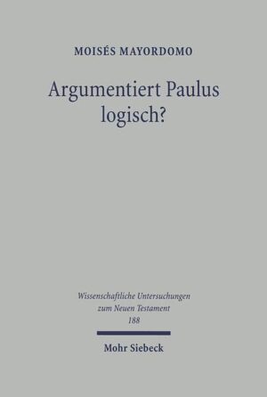 Jeder Versuch, Paulus zu verstehen, ist auch um einen Nachvollzug der zum Teil ebenso verwirrenden wie verworrenen Gedankengänge des Juden aus Tarsus bemüht. Wie jeder Mensch, der argumentiert und Folgerungen zieht, wirft auch Paulus die Frage auf, wie sich seine Argumente zur Logik verhalten. Sind sie als schlüssig einsichtig zu machen oder bewegen sie sich außerhalb der Strukturen rationalen Redens? Moisés Mayordomo geht dieser Frage auf der Grundlage antiker Logik nach. Er bietet zunächst einen Überblick über dieses faszinierende philosophische Gebiet und analysiert dann drei Argumentationsgänge exegetisch und logisch: die Auseinandersetzung mit der Auferstehungsleugnung in 1Kor 15,12-19, die Verhältnisbestimmung von Abrahamsbund und Rechtfertigung in Gal 3,6-14 und die Darlegung der Fol(gerun)gen menschlicher Schuld in Röm 1,18-3,20. Dabei stellt sich heraus, dass die Rolle logischer Stringenz bei Paulus unterschiedlich ausgeprägt ist. Neben dem methodischen Ertrag im Hinblick auf Möglichkeiten und Grenzen formallogischer Textanalyse leistet dieses Buch einen Beitrag zum Verstehen der theologischen Leistung des Apostels und nimmt zugleich den Dialog zwischen Theologie und Logik erneut auf.