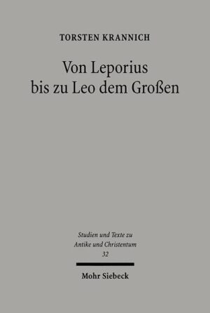 Torsten Krannich untersucht die Christologie lateinischsprachiger Theologen zu Beginn des fünften Jahrhunderts, die in Südgallien und in Italien lebten. Er stellt die christologischen Entwürfe der drei Mönche Leporius, Johannes Cassian und Vinzenz von Lérins, sowie die der drei Päpste Caelestin I., Xystus III. und Leo dem Großen vor den eutychianischen Streitigkeiten vor. Der Zeitraum der Arbeit umfaßt damit die Jahre 417/418 n.Chr. bis 448 n.Chr. Dabei bilden die Auseinandersetzung um die Christologie des Nestorius, des Patriarchen von Konstantinopel, sowie die Christologie Augustins den dogmen- und theologiegeschichtlichen Hintergrund. Dennoch gilt es, die Theologen vor allem in und aus ihren eigenen historischen und systematisch-theologischen Zusammenhängen zu verstehen. Im Zentrum der Arbeit steht die Frage, wie es den einzelnen gelang, die Verhältnisbestimmung zwischen göttlicher und menschlicher Natur in Jesus Christus zu formulieren. Der Autor übersetzt erstmalig den Libellus emendationis des Leporius vollständig in eine moderne Fremdsprache und kommentiert ihn.