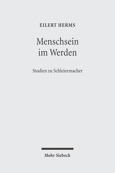 Seit über zwanzig Jahren setzt sich Eilert Herms mit Schleiermachers Werk auseinander. Die hier gesammelten Studien sind Ausdruck der anhaltenden Faszination, die von diesen Texten ausgeht. Schleiermacher versucht, auf dem Boden der europäischen Aufklärung ein kategoriales Verständnis der universalen Bedingungen des natürlichen und gesellschaftlichen Werdens zu gewinnen. Es geht ihm dabei auch um die Skizzierung der Grundzüge der gegenwärtig erreichten geschichtlichen Lage, in deren Kontext die Zeitgenossen jeweils ihre individuelle Verantwortung für den weiteren Verlauf der Dinge wahrzunehmen haben. Eilert Herms betrachtet Schleiermachers Werk unter verschiedensten Aspekten: rein exegetisch, auf Sachthemen aus Theologie und Ethik bezogen, Probleme der Systemkonzeption betreffend oder auch Fragen der Rezeptionsgeschichte berührend. Einige Beiträge stellen den Versuch dar, das Gesamtsystem Schleiermachers nachzuzeichnen.