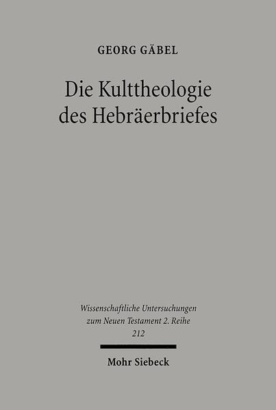 Der Hebräerbrief macht die unüberbietbare Heilsbedeutung von Erniedrigung, Tod und Erhöhung Christi neu und vertieft einsichtig, indem er sie kulttheologisch und damit soteriologisch deutet. Georg Gäbel zeichnet diese kulttheologische Neuinterpretation der Tradition unter breiter Berücksichtigung von für den Hebräerbrief teils noch nicht ausgewertetem religionsgeschichtlichen Material differenziert nach. Der Brief deutet den irdischen Weg Christi als die Erfüllung des Willens Gottes, die in der Selbsthingabe bis in den Tod kulminiert. Komplementär dazu begreift er die Erhöhung Christi als Eintritt ins himmlische Allerheiligste, als hohepriesterliche Investitur und so auch als Darbringung seines Selbstopfers, das die Annullierung der Sünden bewirkt und zugleich das himmlische Heiligtum reinigt und den himmlischen Kult inauguriert. Christologie und Deutung der Adressatensituation sind aufeinander hin entworfen: Die Adressaten sind die Gemeinde des Neuen Bundes, die dem himmlischen Heiligtum und seinem Kult zugehört. Die Taufe ist die Bundesinitiation, welche die Gewissen reinigt, Zutritt zum himmlischen Heiligtum und Befähigung zur Kultteilnahme gewährt. Dem entspricht der Verzicht auf Teilnahme an irdischem Kult. An deren Stelle tritt ein Leben auf Erden in eschatologischer Reinheit, Glaube und Gehorsam, das sich am irdischen Weg Christi orientiert und auf himmlische Herrlichkeit zielt.