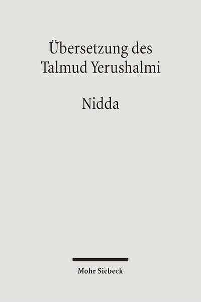 Dieser Band setzt die Reihe der Übersetzungen und Kommentierungen der Traktate des Jerusalemer Talmuds fort. Die Übersetzung nimmt die Handschrift Leiden zur Grundlage, wie sie in der Yerushalmi-Synopse von Peter Schäfer und Hans-Jürgen Becker geboten wird. Vergleichend werden die editio princips, Fragmente der Kairenser Geniza sowie die Ausgabe Krotoschin und die Jerusalemer Druckausgabe des Talmud Yerushalmi herangezogen. Die Übersetzung der Mischnakapitel 5 bis 10, die im Jerusalemer Talmud keine Kommentierung erfahren haben, fußt auf der Handschrift Cambridge, die mit den üblichen Druckausgaben der Mischna verglichen wurde. Dieser Talmudtraktat behandelt nicht nur die rabbinischen Reinheitsvorschriften für menstruierende Frauen, sondern auch damit zusammenhängende familien-, ehe- und sexualrechtliche Fragen. Darüber hinaus kommen schwierige Probleme aus dem Bereich der Medizingeschichte-vor allem die antike Embryologie und die Lehre von den menschlichen Mißbildungen (Teratologie)-zur Sprache. Daher wurde besonderer Wert auf eine ausführliche Kommentierung gelegt, die sowohl die moderne Sekundärliteratur als auch die traditionellen jüdischen Kommentare berücksichtigt. Da im Hintergrund die Vorstellung von der embryologischen Bildung des Menschen aus Blut steht, wird in diesem Zusammenhang immer wieder auf die aristotelische Konzeption von der Entstehung des menschlichen Lebens verwiesen. Im Nachwort wird gezeigt, wie diese Texte heute in neuen Kontexten, vor allem in der aktuellen Diskussion um die Bioethik, verwandt werden.