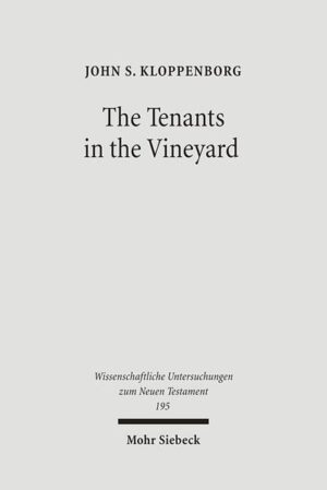 John S. Kloppenborg gives a detailed analysis of one of the most difficult of Jesus' parables, the parable of the Tenants (Mark 12:1-12