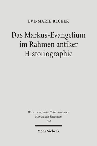 Das Markus-Evangelium im Rahmen antiker Historiographie | Bundesamt für magische Wesen