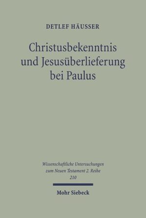 Detlef Häußer untersucht das Verhältnis von Jesus und Paulus im Hinblick auf die Christologie als ein zentrales Thema der paulinischen Theologie und der Jesusüberlieferung. Es geht dabei um die theologische und traditionsgeschichtliche Beziehung von Paulus zur urchristlichen Bekenntnistradition und zur Jesusüberlieferung. Der Autor vertritt die These, dass über beide Größen eine Traditionslinie von Jesus zu Paulus besteht. Nach einer Reflexion über geeignete Kriterien zur Identifizierung von Tradition innerhalb literarischer Kontexte werden vier christologisch zentrale Texte untersucht: 1.Korinther 15,3ff., Römer 1,3-4, Philipper 2,6-11 und Galater 4,4-6. Indem Paulus urchristliche Bekenntnisse und katechetische Texte rezipierte, die deutlich von Jesusüberlieferung beeinflusst sind, besteht eine traditionsgeschichtliche Kontinuität zu Jesus selbst. Die vorpaulinische Christologie konnte insbesondere an Jesu Selbstbekenntnisse anknüpfen. Entsprechende Traditionen sind sehr früh entstanden und Paulus dürfte sie schon in Damaskus und Jerusalem und nicht erst in Antiochien kennengelernt haben. Urkirchliche Traditionen bilden neben dem Damaskusereignis eine entscheidende Grundlage der paulinischen Christologie. In der Christologie ist deshalb sowohl eine bemerkenswerte theologische Sachkongruenz als auch eine traditionsgeschichtliche Kontinuität von Paulus zu den Aposteln vor ihm und zu Jesus selbst festzustellen.