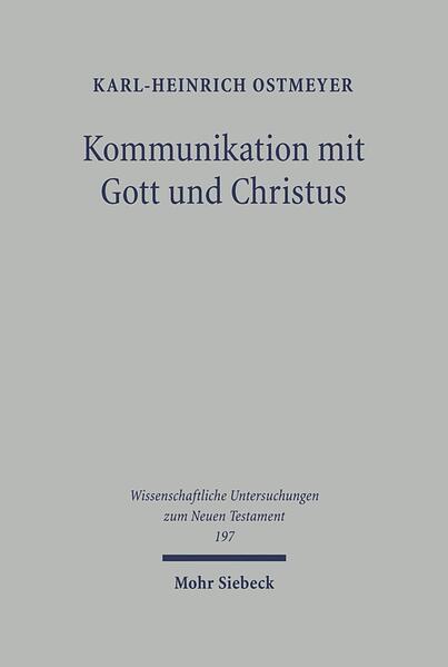 Das Gebet ist wie jeder Akt der Kommunikation nicht allein bestimmt durch Inhalt und Zweck, sondern es ist zugleich Spiegel der Beziehung der Kommunizierenden zueinander. Karl-Heinrich Ostmeyer untersucht erstmals für alle Autoren des Neuen Testamentes, wie sie mit Hilfe von Gebetsterminologie die komplexen Beziehungen zwischen Gott, Christus und den Gläubigen zum Ausdruck bringen. Er zeigt, dass die unterschiedlichen Kommunikations- und die dahinter stehenden Beziehungskonzepte einen unmittelbaren Zugang zu den jeweiligen Theologien und Christologien eröffnen. Die Untersuchung macht deutlich, dass erst die Gesamtschau aller neutestamentlichen Autoren und ihrer unterschiedlichen Gebetskonzeptionen der Glaubensvielfalt der ersten christlichen Generationen gerecht zu werden vermag. Der systematische Aufbau und die differenzierte Behandlung jedes einzelnen der Autoren des Neuen Testamentes machen das Buch zu einem Nachschlagewerk für die unterschiedlichen verbalen und nonverbalen Formen der Kommunikation mit Gott und Christus im Neuen Testament. Zugleich bietet es ein umfassendes Kompendium der Theologien und Christologien, die sich in den Gebetskonzeptionen der Autoren des Neuen Testamentes manifestieren.