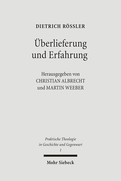 Dietrich Rösslers Beiträge zur Praktischen Theologie erörtern die immer wiederkehrenden Probleme der kirchlichen und pfarramtlichen Praxis, indem sie erläutern, wie Grundsätze der Überlieferung Orientierung bieten können in Fragestellungen der Gegenwart. Rössler hat die Praktische Theologie als theologische Disziplin gestärkt dadurch, daß er auf ihrer streng theoretischen Gestalt, auf ihrem historischen Bewußtsein und auf ihrem systematischen Verfahren bestand. Der vorliegende Band versammelt 26 Aufsätze Dietrich Rösslers zur Praktischen Theologie aus den Jahren 1961 bis 2006. Darunter sind solche, die inzwischen einen klassischen Rang einnehmen, aber auch solche, die an eher entlegenen Orten publiziert und bisher weniger beachtet worden sind. Der Band läßt so den inneren Zusammenhang der speziellen Themen und Fragestellungen erkennen, aber auch die konzeptionelle Anlage, die Rösslers Gesamtwerk der Praktischen Theologie in allen Teilen seit den Anfängen bestimmt.