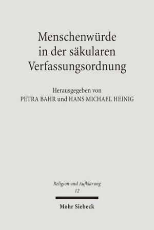 Tief in die Idee der Menschenwürde ist eine religiöse Spur eingezeichnet. Zugleich ist die Würde des Menschen der Zentraltitel in der säkularen Verfassungsordnung. Wie paßt das zusammen? Verfassungsjuristen und evangelische Theologen geben in diesem Band Antworten und klären auf: über Ideengeschichte, über kulturtheoretische Kontexte, über Grenzen, Aporien und Paradoxien der Würde. Von Menschenwürde kann nur derjenige sinnvoll reden, der in Rechnung stellt, daß die Achtung und der Schutz der Würde des Menschen im Recht verankert sind, aber notwendig über das Recht hinausweisen. Gehalt und Funktion des Würdegebotes kann nur verstehen, wer die engen Grenzen der disziplinären Dogmatik überwindet. Der vorliegende Band dokumentiert den Versuch einer solchen Grenzüberschreitung. Dabei wird der Topos der Menschenwürde insbesondere anhand konkreter Problemlagen (Folter, Lebensschutz, Systeme sozialer Sicherheit, Medien, Ausländerrecht) auf seine Leistungsfähigkeit hin befragt.