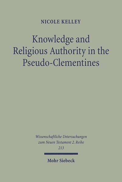 The Pseudo-Clementines are best known for preserving early "Jewish Christian" traditions, but have not been appreciated as a resource for understanding the struggles over identity and orthodoxy among fourth-century Christians, Jews, and pagans. Using the work of sociologist Pierre Bourdieu, Nicole Kelley analyzes the rhetorical strategies employed by the Recognitions. These strategies discredit the knowledge of philosophers and astrologers, and establish Peter and Clement as the exclusive stewards of prophetic knowledge, which has been handed down to them by Jesus. This analysis reveals that the Pseudo-Clementine Recognitions is not a jumbled collection of earlier source materials, as previous interpreters have thought, but a coherent narrative concerned primarily with epistemological issues. The author understands the Recognitions as a reflection of complex rivalries between several types of Christian and non-Christian groups such as that found in fourth-century Antioch or Edessa.