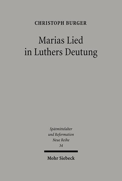 Martin Luthers Übersetzung und Deutung des Magnifikat ist ein hervorragendes Beispiel der Bemühungen von spätmittelalterlichen und frühneuzeitlichen Theologen, Ergebnisse der akademischen Arbeit für ein breiteres Publikum darzustellen. Im Vergleich mit Auslegungen von Lukas 1 bei Müntzer und Zwingli arbeitet Christoph Burger die Akzentsetzung Luthers deutlich heraus. Für Luther steht im Zentrum von Marias Lobgesang die Polemik gegen menschlichen Selbstruhm, vor dem ja auch Jeremia 9, 23 und 24 (Zählung der Vulgata) warnt. Maria legt in ihrem Lobgesang auf vorbildliche Weise Zeugnis dafür ab, wie Gott als der Allerhöchste wirkungsvoll 'in die Tiefe' sehe und erhöhe. Maria spricht über Gottes Handeln an ihr selbst (Lk 1, 46b-49), über seine Art, zugunsten der Niedrigen gegen Hochmütige, Mächtige und Reiche zu wirken (Lk 1, 50-53), und darüber, daß er dasjenige Volk Israel, das ihm wirklich dient, annehme (Lk 1, 54-55). Gottes Wirken mit seiner 'rechten Hand' sehe freilich nur, wer Gott vertraue. Wer sich hochmütig selbst zuschreibt, was Gottes Gabe ist, verweigert Gott Glauben und Lob. Maria gilt es nicht als eine vorbildlich Demütige es zu ehren, sondern als Beispiel für die Zuwendung Gottes zu einem unansehnlichen Menschen. Als Fürstenspiegel gelesen, prägt das Magnifikat die Bedeutung der Ehrfurcht vor Gott ein.