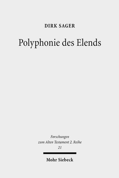 Dirk Sager versteht Psalm 9/10 als einen programmatischen Text, der vorhandene Gebetsäußerungen (Lob, Klage, Vertrauen) zu einem dialektischen Konzept verarbeitet und als Stimmen von 'Elenden und Armen' interpretiert. Dabei beziehen sich die Schreiber auf ältere Psalmen, in denen sich die Beter selbst jedoch nicht als 'elend und arm' bezeichnen. In der Konsequenz entpuppt sich die herkömmlich unter dem Begriff 'Armenfrömmigkeit' gefasste Traditionslinie als integraler Bestandteil der Religionsgeschichte Israels und nicht als Sonderzweig elitärer Gruppen. Der Autor vergleicht Psalm 9/10 mit ihm zeitlich und konzeptionell nahe stehenden Entwürfen aus dem Bereich der Psalmen, der Prophetie und der Weisheit und bringt so den vielstimmigen Diskurs über die Lage der Bedrängten ans Licht. Dabei zeigen sich ein engerer und ein weiterer Diskurszusammenhang. Diese Diskurse sind untereinander kompatibel und haben etwa denselben sozialgeschichtlichen Hintergrund, nämlich den Übergang von der persischen zur hellenistischen Epoche des nachexilischen Juda (4. Jh. v. Chr.). Die Psalm 9/10 inhärente Programmatik erschließt zudem dessen hervorragenden Platz im Gefüge des ersten Davidpsalters (Ps. 3-41) sowie seine Rolle im Zuge der literarischen Komposition dieser Psalmen. Im Konzert mit seinen Nachbartexten entsteht so eine 'Polyphonie des Elends', in der sich parallele und tangentiale Armenkonzepte gegenseitig interpretieren.