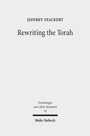 Jeffrey Stackert explores literary correspondences among the pentateuchal legal corpora and especially the relationships between similar laws in Deuteronomy and the Holiness Legislation (Lev 17-26, the so-called "Holiness Code," as well as significant parts of the Priestly source elsewhere in the Pentateuch). Resemblances between these law collections range from broad structure to fine detail and include treatments of similar legal topics, correlations with regard to sequence of laws, and precise grammatical and lexical correspondences. Yet the nature and basis of these resemblances persist as debated points among biblical scholars. Through an analysis of the pentateuchal laws on asylum, seventh-year release, manumission, and tithes, the author argues that the Holiness Legislation depends upon both the Covenant Collection and Deuteronomy. He also elucidates the compositional logic of the Holiness legislators, showing that these authors do not simply replicate pre-existing legal content. Rather, they employ a method of literary revision in which they reconceptualize source material according to their own ideological biases. In the end, the Holiness Legislation proves to be a "super law" that collects and distills the Priestly and non-Priestly laws that precede it. By accommodating, reformulating, and incorporating various viewpoints from these sources, the Holiness authors create a work that is intended to supersede them all.